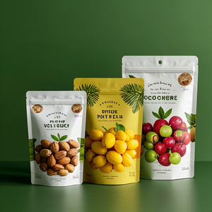 Tùy chỉnh Mylar Stand-Up <span class=keywords><strong>Ziplock</strong></span> bao bì túi nắp kéo mùi bằng chứng cho hạt tiêu bột nhai kẹo cao su Sushi thức ăn vật nuôi đóng hộp hàng hóa - Product Image 4