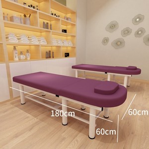 Table de massage pliable avec trou, 185x60x70cm, éponge de densité moyenne, pour salon et usage domestique - Product Image 4