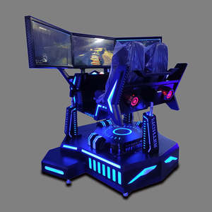محاكي سباق السيارات بتقنية الواقع الافتراضي 9D بمقعدين مع منصة ثلاثية المحاور للحدائق الترفيهية، محاكي حركة ديناميكي - Product Image 5