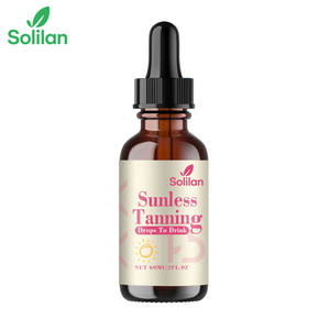 नम निजी लेबल फ्लेवर्ड ड्रिंक्बल सनबेड टैनिंग किशोरों के लिए बीटा कैरोटीन ड्रॉप करता है-त्वचा को 60 मिलीलीटर मौखिक तरल - Product Image 1