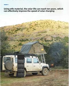 Panneau solaire monocristallin pliable 5V 18V 12V, chargeur solaire portable pour le camping en plein air, la randonnée, la recharge de téléphone, la banque d'alimentation - Product Image 5