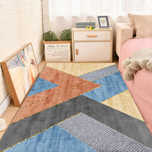 Hiện Đại Sang Trọng Polyesterimitation Siêu Mềm Phòng Khách Thảm Với Chống Trượt Mô Hình In Ấn Khu Vực Lớn Hộ Gia Đình Khách Sạn Thảm - Product Image 5