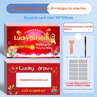 Vente en gros usine : diverses cartes à gratter (loteries, cartes à prix, cartes d'activités, cartes à gratter DIY pour récompenses étudiantes) en papier