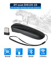 DI9130-1D Scanner de codes à barres sans fil 2D portable Interface USB Scanner de codes à barres portable Android A4 Source de lumière CCD bon marché Stock