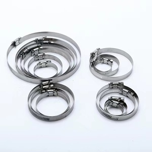 Collier de serrage en acier inoxydable, taille impériale, type à vis, pour tuyaux d'évacuation de gaz et d'eau de cuisine, étanche et antirouille - Product Image 2