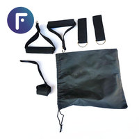 FDM-Corde De tracción De látex Natural para el hogar, bandas De resistencia De 150Lbs, 11 unidades, juego De tubos con asas
