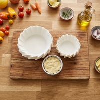 Plateaux en papier basque multi-tailles pour gâteaux au fromage, gâteaux éponge, gâteaux chiffon - Non pliables, antiadhésifs, écologiques, résistants à la chaleur
