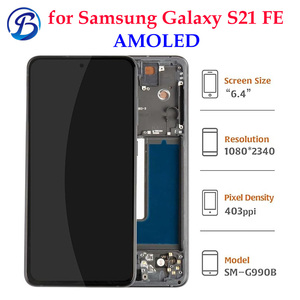 Remplacement de numériseur d'écran tactile Smartphone en gros pour <span class=keywords><strong>samsung</strong></span> Galaxy <span class=keywords><strong>S21FE</strong></span> écran AMOLED OLED d'origine avec des brûlures - Product Image 6