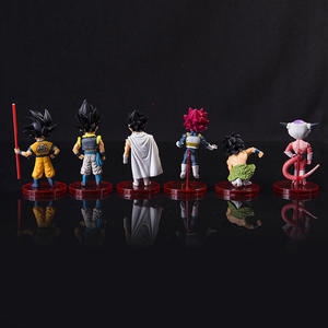 Set de 6 Figuras de Acción de Anime Warrior con Personajes de <span class=keywords><strong>Goku</strong></span>, Broly y Vegeta, Modelo de PVC <span class=keywords><strong>para</strong></span> Exhibición y Decoración - Product Image 3