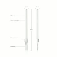 Buen precio y alta calidad en UBNT 5,8G 13DBI Airmax Amo 5g 13 Omni Antenna 2017