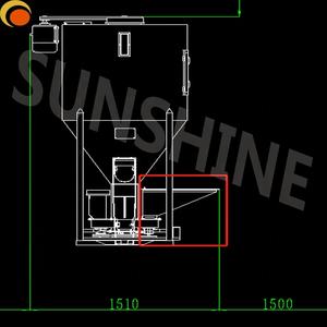 เครื่องผสม<span class=keywords><strong>อาหาร</strong></span>แบบตั้งลูกไก่หมู T-500<span class=keywords><strong>ผสม</strong></span>แนวตั้งความจุกิโลกรัม/ชั่วโมง600ใหม่ส่งจากโรงงาน - Product Image 3