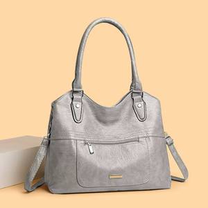 Fashionable Large-capacity PU <b>Material</b> Tote Bag & Luxurious Designer Handbag with Zipper Closure Portable Anti-Theft. Model 9022 - Product Image 2
