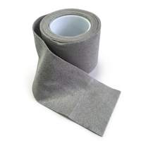 Tissu feutré aiguilleté pour toitures de voitures, canapés et sacs ; Feutre noir en fibres pour l'absorption acoustique et la résistance aux flammes