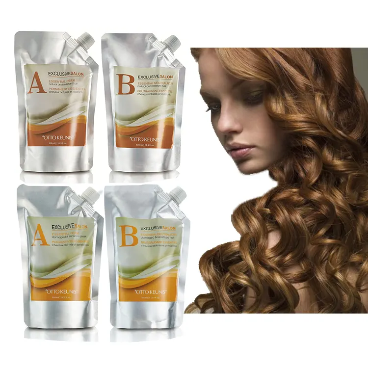 Crème cosmétique permanente pour les cheveux, outil de traitement permanente pour chevelure, vente en gros,