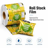 BOPP VMPET PE zachte, food grade, hoog-barrière bedrukte rolfolie voor gepofte snack pillow bags VFFS verpakkingslijn chips aardappelsticks