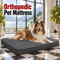 Coussin doux et écologique en chenille pour chien et chat, avec base en mousse à picots et support en forme d'œuf pour chiens de taille moyenne