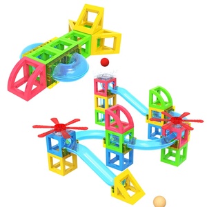 Nuovi giocattoli educativi di alta qualità colorati sicuri in marmo magnetico pista corsa <span class=keywords><strong>building</strong></span> block set gioco giocattolo per bambini - Product Image 6