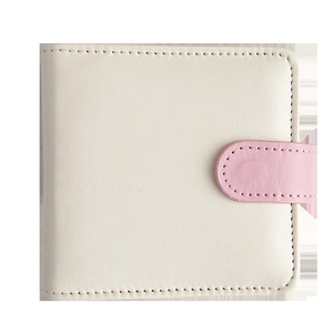 Blocco di colore in pelle con fibbia magnetica a 3 fori per Album di schede da 3 pollici per Polaroid piccolo Mini libro di indirizzi a fogli mobili - Product Image 5