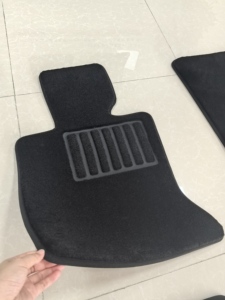 Tapis de sol de <span class=keywords><strong>voiture</strong></span> en peau de mouton de luxe, 20 mm, en pure laine, à poils longs, ensemble complet de 5 pièces, sur mesure, pour Rolls-Royce Dawn - Product Image 3