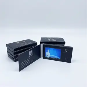 Carte de visite d'<span class=keywords><strong>invitation</strong></span> de voeux vidéo Lcd de 2.4 pouces TFT vierge la plus vendue - Product Image 1