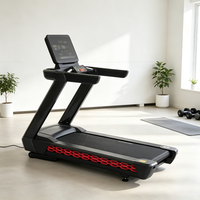 Caminadora Comercial para Gimnasio, Máquina para Correr de Alta Resistencia, Equipo para Trotar para Estudio de Fitness y Centro de Entrenamiento