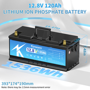 แบตเตอรี่120Ah 100Ah 12V รอบ12.8V 4000รอบสำหรับรถกอล์ฟออฟกริดพลังงานแสงอาทิตย์ - Product Image 4