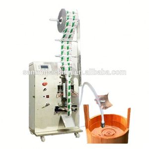 New Design <span class=keywords><strong>3</strong></span> seite Seal Small Vertical verpackung maschine Automatic Pure flüssigkeit Juice Sauce Pouch Packing Machine - Product Image 6