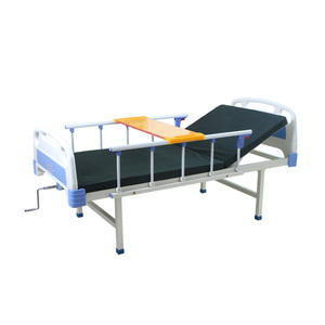 Cama Clínica Manual para Pacientes, Cama de Hospital de Metal con 1 Manivela, Cama de Hospital Manual - Product Image 1
