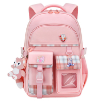 Sletend Multi-Compartment Student Shoulder Bag Backpack Unicorn Starry Sky  School Bags for Boys Girls with Reflective Stripes Large Capacity Printing