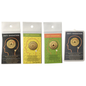 Adesivi Anti-Radiazioni <span class=keywords><strong>5G</strong></span> in Oro 24K, Adesivo per Telefono Anti-Radiazioni, Chip di Energia Quantistica, Protezione EMF, Chip a Ioni Negativi OEM - Product Image 1