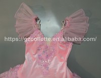 Filles Robe Costumes Adulte Rose Dentelle Cheville Longueur Ballet Tutu Robe Enfants Lycrial Performance Porter Danse Ballet Tutu Robe