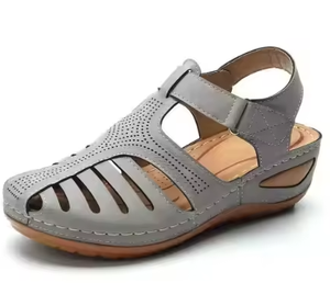 <span class=keywords><strong>Sandali</strong></span> con zeppa vintage estivi da donna <span class=keywords><strong>online</strong></span> - Product Image 1