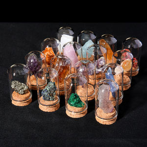 Doğal kristal cevheri ham taş taş koleksiyonları çocuk öğretim cevheri hediye kristal kaya Mineral örneği cam şişe ile - Product Image 2