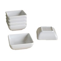 Bol à Sauce Commercial en Mélamine Blanche Épaissie pour la Restauration et les Condiments – Vente en Gros
