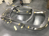 Moule de voiture personnalisé OEM/ODM, fraisage CNC, prototype de voiture, surface anodisée noire, prototype de pièce CNC