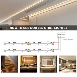 Tira de Luces LED COB Impermeable IP67 de 420 LED/m, Color Blanco, 24 V, RGBIC, Efecto Agua Corriente, 2026 - Product Image 5