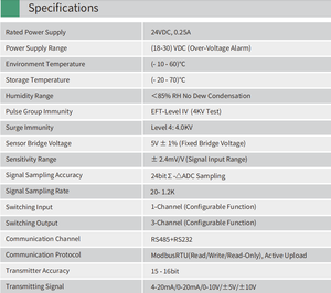 Indicateur de commande numérique L400C Transmetteur industriel haute performance 24VDC Capteur de force Jauge de contrainte Instrument de mesure - Product Image 4