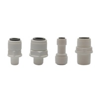 Accessoires de filtre domestique pour purificateur d'eau : Connecteur rapide 2/3 points, Raccord sans carte, en plastique POM, Modèle à une seule pièce