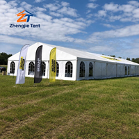 Tente d'entrepôt à structure en aluminium et tissu PVC, imperméable, toutes saisons, pour événements, fêtes et expositions, avec armature diagonale