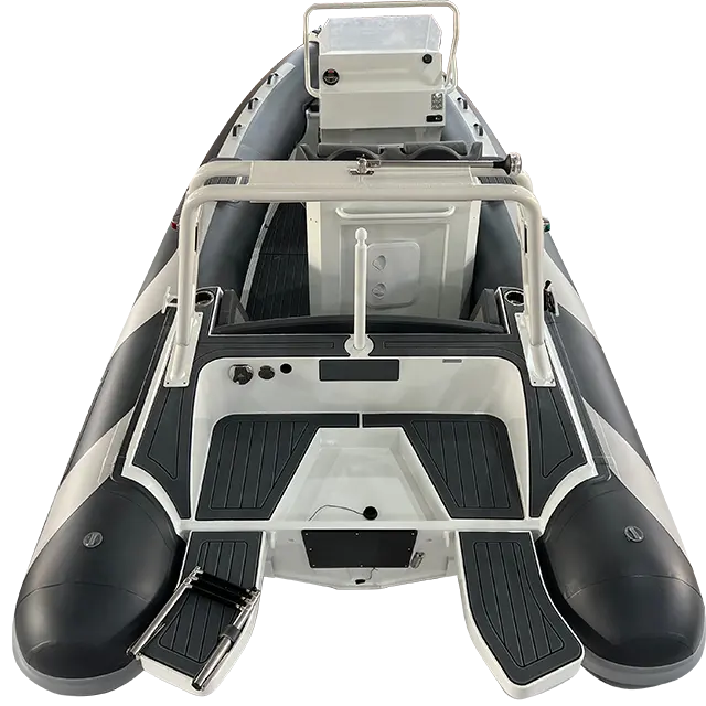 高級イタリアアルミニウム19フィートRhib580 Orca Hypalon/PVC RIBボート10容量