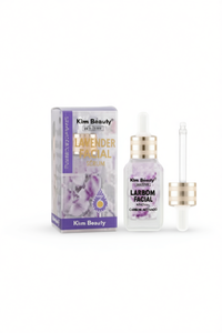 Siero viso alla lavanda Kim Beauty 30ml, idratante al carbone attivo per il viso - Product Image 1