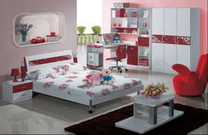 <span class=keywords><strong>Lit</strong></span> de <span class=keywords><strong>fille</strong></span> moderne <span class=keywords><strong>pas</strong></span> <span class=keywords><strong>cher</strong></span> MDF meubles de chambre à coucher pour enfants - Product Image 3