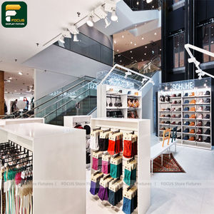 Exhibidores de Ropa Contemporáneos, Mostrador de Ropa, Vitrina de Prendas, Muebles con Vitrina de Vidrio - Product Image 5