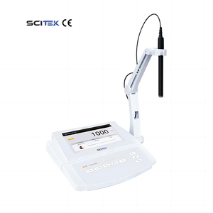 เครื่องวัดค่า pH แบบพกพา SCITEK -1.00~15.00pH ปรับเทียบได้ 1 ถึง 3 ระดับ หน้าจอ LCD แบบสองจอแสดงผล อัตโนมัติ พร้อมวัดอุณหภูมิ ค่าตอบแทนสำหรับห้องปฏิบัติการ - Product Image 4