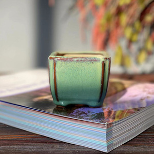 Pot Succulent en céramique pour femmes, <span class=keywords><strong>petit</strong></span> et mignon coréen, en vrac, pas cher, vente en gros, planteur de fleurs - Product Image 4