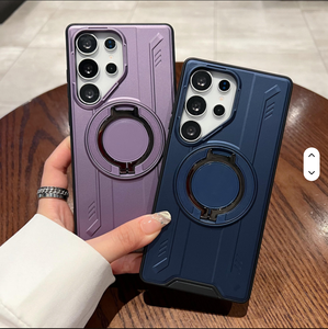 <span class=keywords><strong>Coque</strong></span> de téléphone magnétique de luxe pour <span class=keywords><strong>Samsung</strong></span> S25 S24 S23 support antichoc housse de téléphone pour Galaxy A14 A15 A35 A55 S25 Edge - Product Image 1