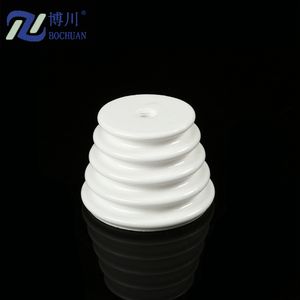 Aislador de piezas de cerámica de esteatita esmaltada resistente al calor personalizado - Product Image 5