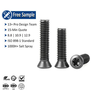 12.9 Torx chèn vít M2 M2.5 M3 M3.5 M4 M5 M6 mận hoa chìm đầu đen lớp phủ vít cho Carbide CNC công cụ máy tiện - Product Image 1