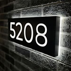 Kelly LED dấu hiệu chiếu sáng sáng khách sạn cửa số công ty xây dựng ánh sáng lên số LED Nhà Số - Product Image 5