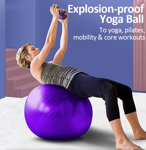 Ballon de yoga écologique en PVC anti-éclatement pour la grossesse, l'accouchement, le massage, la <span class=keywords><strong>gym</strong></span> et les exercices de fitness - Product Image 6